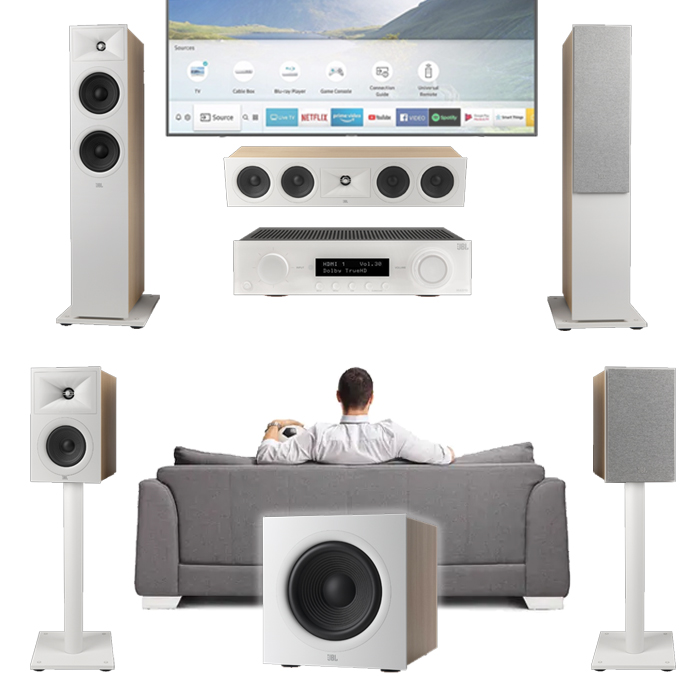 Домашний кинотеатр 5.1 JBL Stage 280 белый