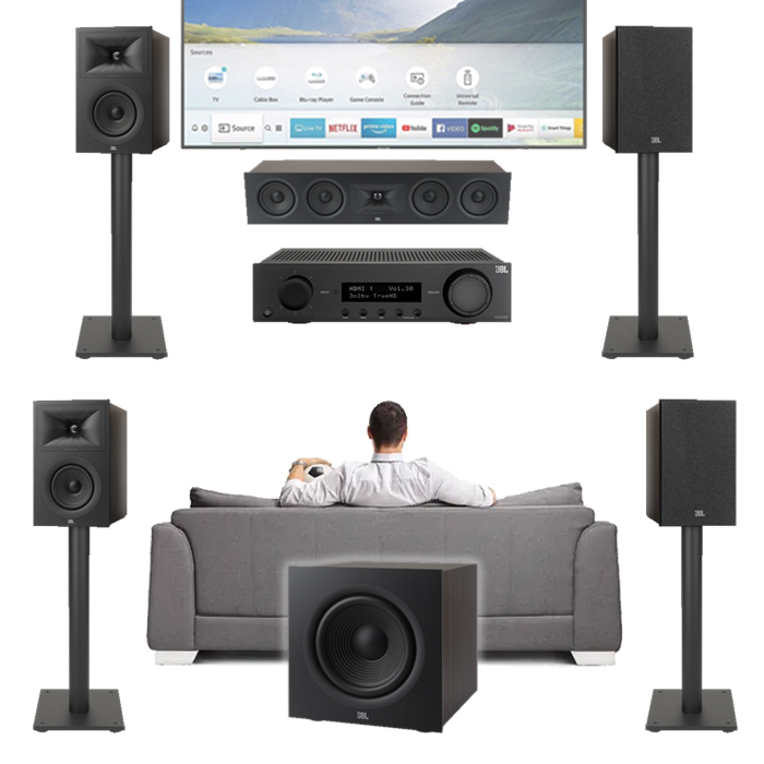 Домашний кинотеатр 5.1 JBL Stage 240 черный