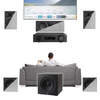 Домашній кінотеатр 5.1 JBL Stage вбудований білий