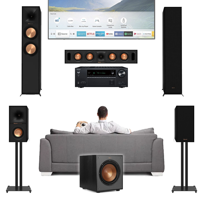 Домашний кинотеатр 5.1 Klipsch Reference 605FA Atmos черный
