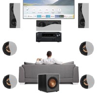 Домашній кінотеатр 7.1 Klipsch PRO-25RW Atmos вбудована