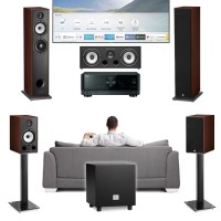 Домашній кінотеатр 5.1 Triangle Borea BR07 темний горіх