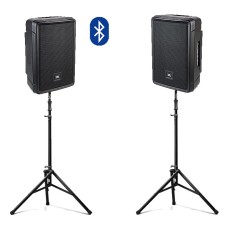 Активная акустическая система JBL IRX108BT | 2 колонки на стойках