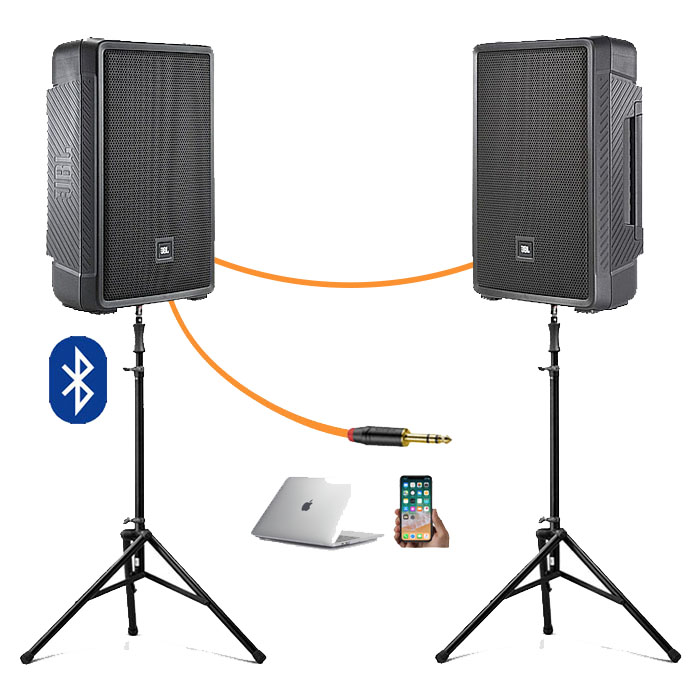 Активная акустическая система JBL IRX112BT | 2 колонки на стойках