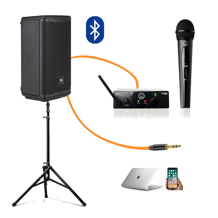 Активная акустическая система JBL EON712 с микрофоном