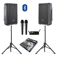 Активная акустическая система JBL IRX112BT | 2 колонки с микрофонами