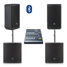 Активная акустическая система JBL EON712 |  2 колонки с 2 сабвуферами