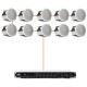 Акустика для магазина 10 потолочных динамика JBL Control 14C/T белый