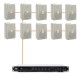 Акустика для офиса 10 настенных колонок BOSCH LB2-UC30 | белый