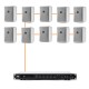 Акустика для магазина 10 настенных колонок JBL Control 25-1 | белый