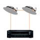 Акустика для магазина 2 потолочных динамика JBL Stage 280C-Onkyo белый