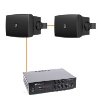 Акустика для магазина 2 настенные колонки Audac WX302MK2 | черный