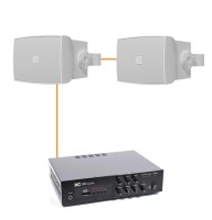 Акустика для ресторана 2 настенные колонки Audac WX302MK2 | белый