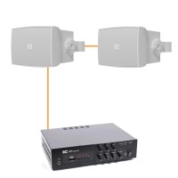 Акустика для магазина 2 настенные колонки Audac WX502MK2 | белый