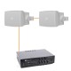 Акустика для ресторана 2 настенные колонки Audac WX302MK2 | белый