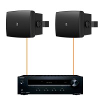 Акустика для магазина 2 настенные колонки Audac WX802MK2-Onkyo | черный