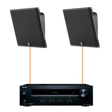 Акустика для ресторана 2 настенные колонки JBL SLP12-Onkyo | черный