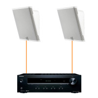 Акустическая система для помещения 2 настенные колонки JBL SLP12-Onkyo | белый