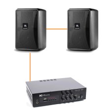 Акустика для ресторана 2 настенные колонки JBL Control 23-1 | черный