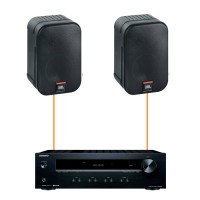 Акустика для магазина 2 настенные колонки JBL Control 1 Pro-Onkyo | черный