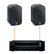 Акустика для ресторана 2 настенные колонки JBL Control 1 Pro-Onkyo | черный