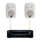 Акустика для офиса 2 настенные колонки JBL Control 1 Pro-Onkyo | белый