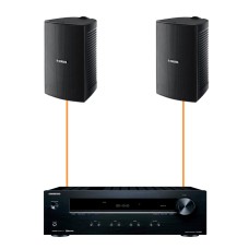 Акустика для ресторана 2 настенные колонки Yamaha VS4-Onkyo | черный