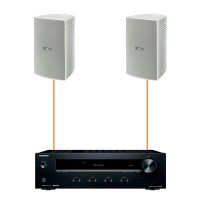 Акустика для офиса 2 настенные колонки Yamaha VS4-Onkyo | белый