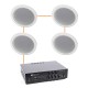 Акустика для офиса 4 потолочных динамика BOSCH LHM0606 белый