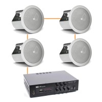 Акустика для ресторана 4 потолочных динамика JBL Control 24CT белый