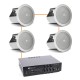Акустика для ресторана 4 потолочных динамика JBL Control 24CT белый