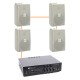 Акустика для офиса 4 настенные колонки BOSCH LB2-UC15 | белый