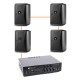 Акустика для ресторана 4 настенные колонки JBL Control 23-1 | черный