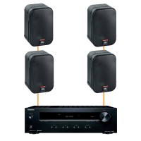 Акустика для магазина 4 настенные колонки JBL Control 1 Pro-Onkyo | черный