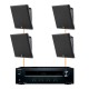 Акустика для ресторана 4 настенные колонки JBL SLP14-Onkyo | черный