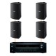 Акустика для офиса 4 настенные колонки Yamaha VS4-Onkyo | черный