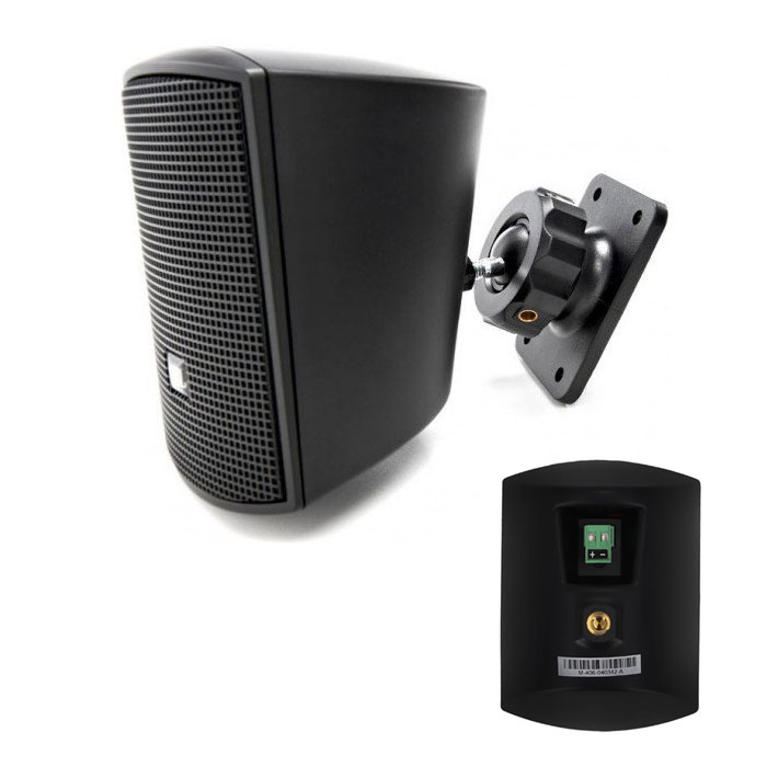 Акустична система для приміщення 4 настінних колонок JBL із сабвуфером | чорний