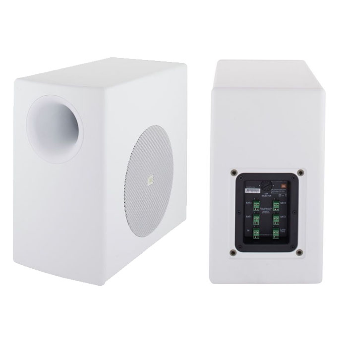 Акустична система для приміщення 4 настінних колонок JBL із сабвуфером | білий