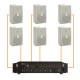 Акустика для магазина 6 настенных колонки BOSCH LB2-UC15 белый | 6 зонн