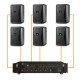 Акустика для офиса 6 настенных колонки JBL Control 23-1 черный | 6 зонн