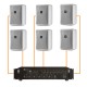 Акустика для офиса 6 настенных колонки JBL Control 23-1 белый | 6 зонн