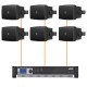 Акустика для магазина 6 настенных колонки Audac WX802-SMQ | черный