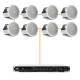Акустика для офиса 8 потолочных динамика JBL Control 14C/T белый