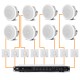 Акустика для офиса 8 потолочных динамика JBL Control 24CT Micro белый | регулятор