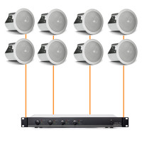 Акустическая система для помещения 8 потолочных динамика JBL Control 26 белый
