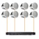 Акустика для офиса 8 потолочных динамика JBL Control 26 белый