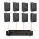 Акустика для офиса 8 настенных колонки BOSCH LB2-UC15 черный | 6 зонн
