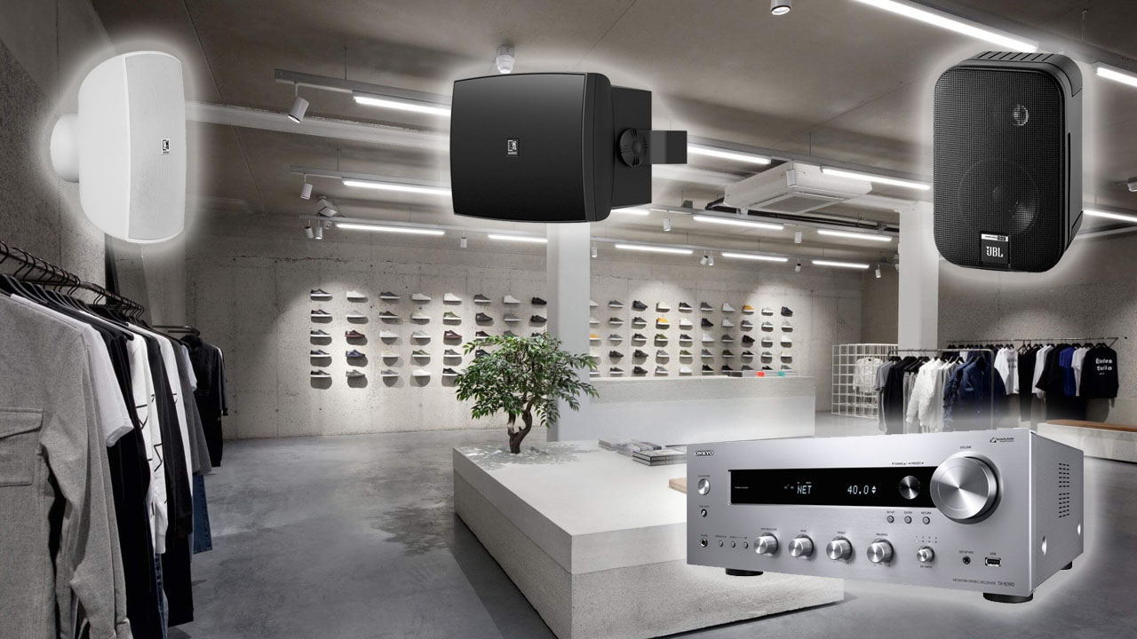 Установка акустических систем для бизнеса