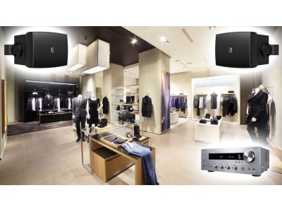 Настенные динамики для фоновой музыки магазина