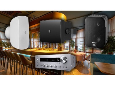 Настінні динаміки, колонки | Музична система для ресторану та кафе